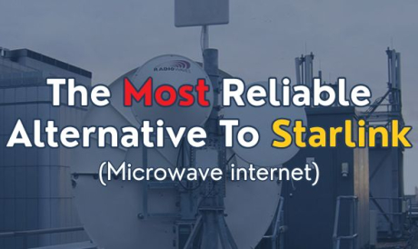 The Most Reliable Alternative To Starlink (Microwave Internet)